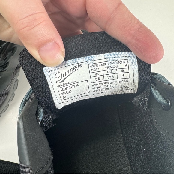 Danner Womens Run Time 3” Dark Shadow NMT Steel Toe Shoes Size 8.5 - Picture 6 of 9